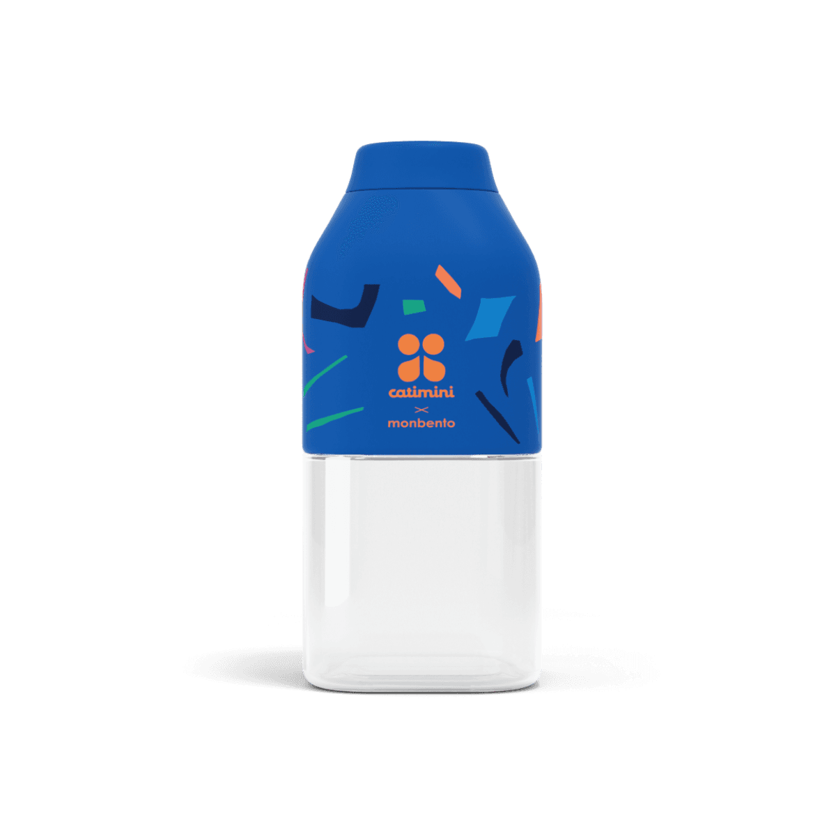 Gourde bouteille enfants - MB POSITIVE S x CATIMINI - Bleu terrazzo