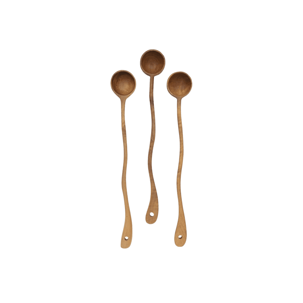 Cuillères à épices torsadées x3 - ORGANIC SPOON RECLAIMED - S/3