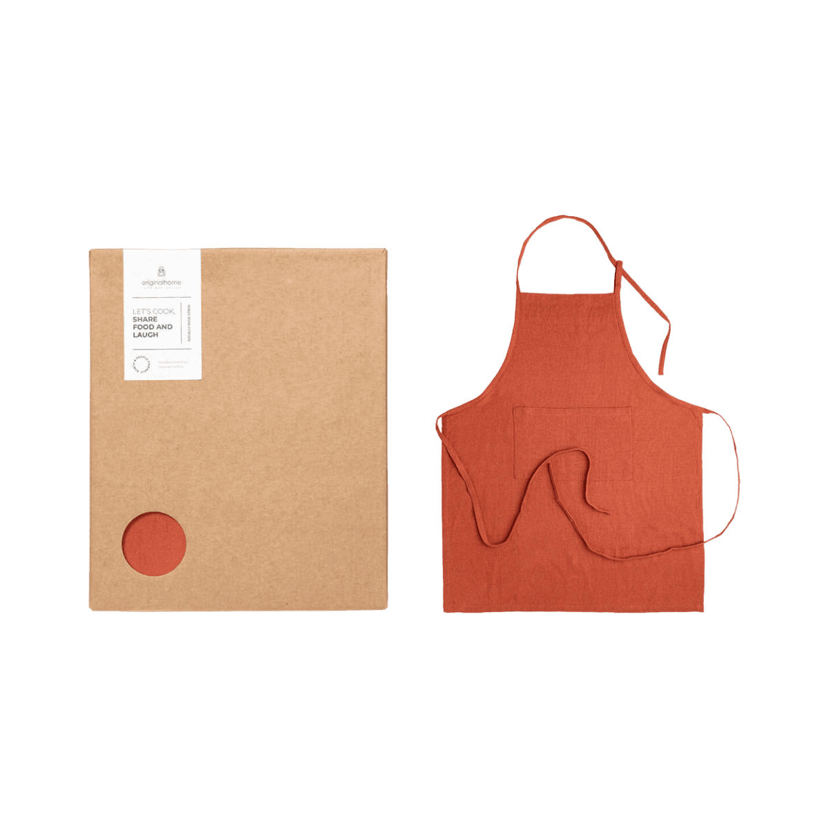 Tablier - Terracotta - APRON RECYCLED - RUST RED