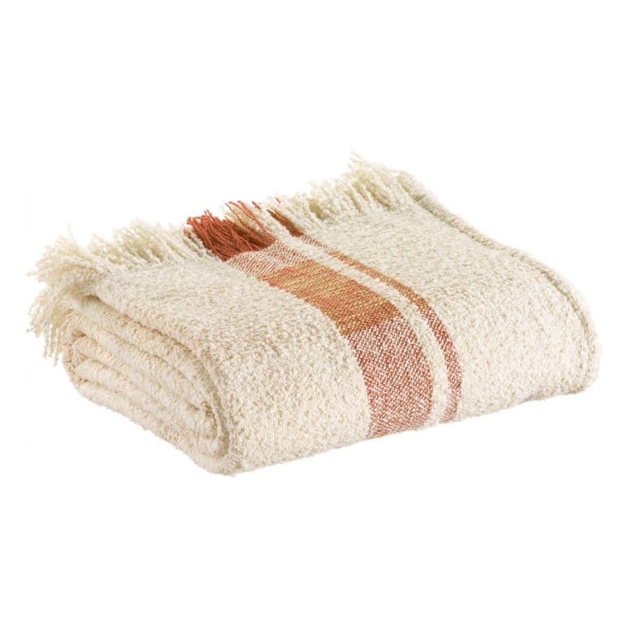 Jacquardplaid Jane Multico Sienne 130 x 160