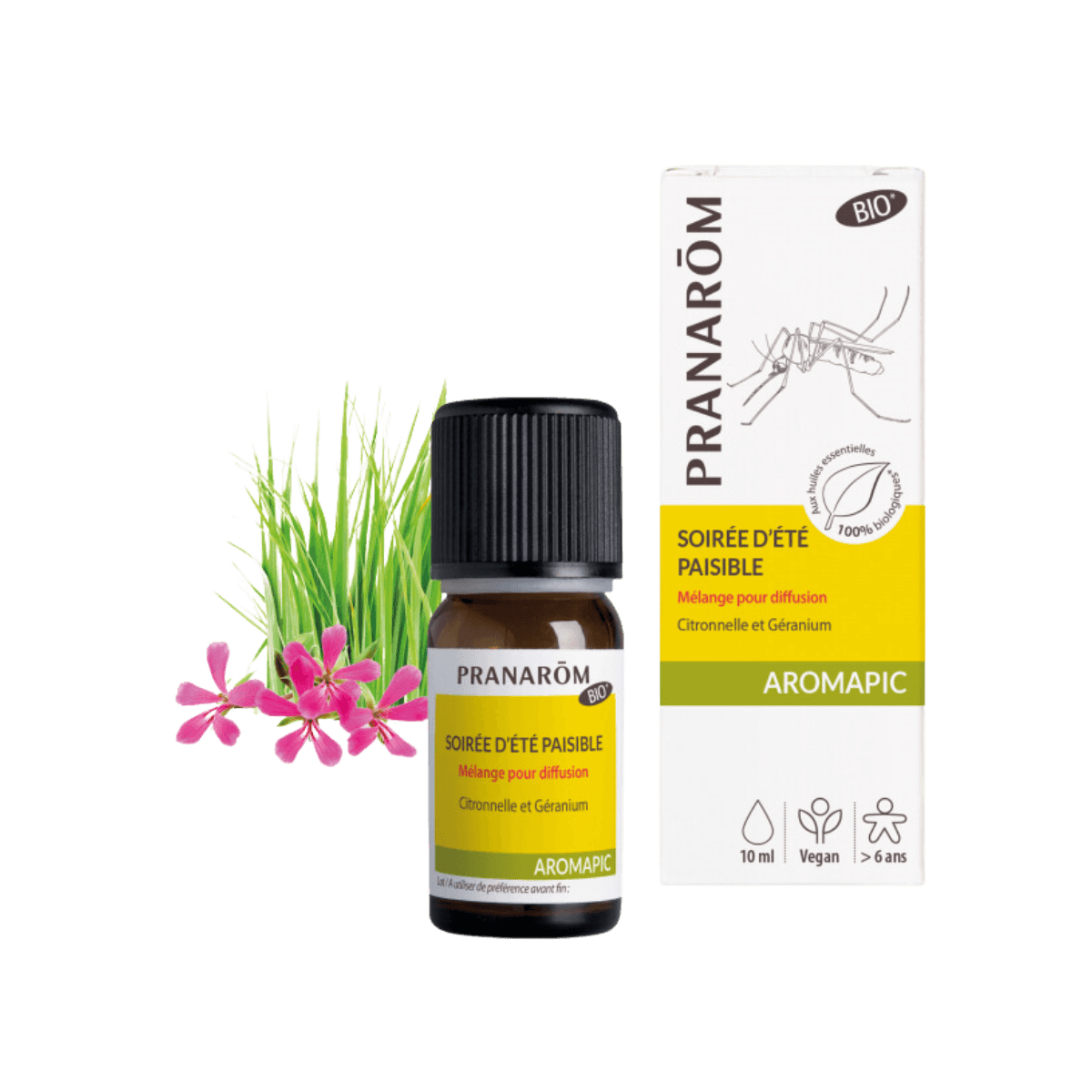 Diffusable anti-moustiques à la citronnelle - Soirée d’été paisible - 10 ml