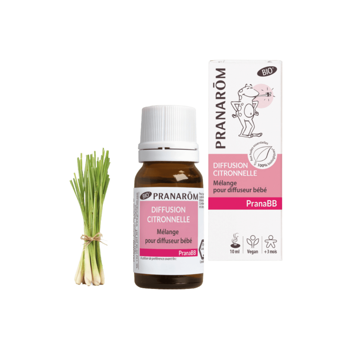 Mélange pour diffuseur bébé - Diffusion citronnelle BIO - 10 ML