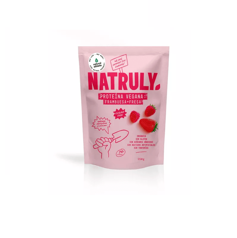 Protéine végétalienne aux fraises BIO - 350g