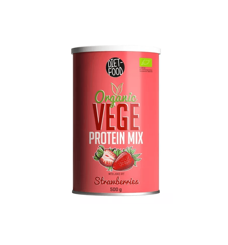 Protein Vege Mix BIO Aardbei 500 g