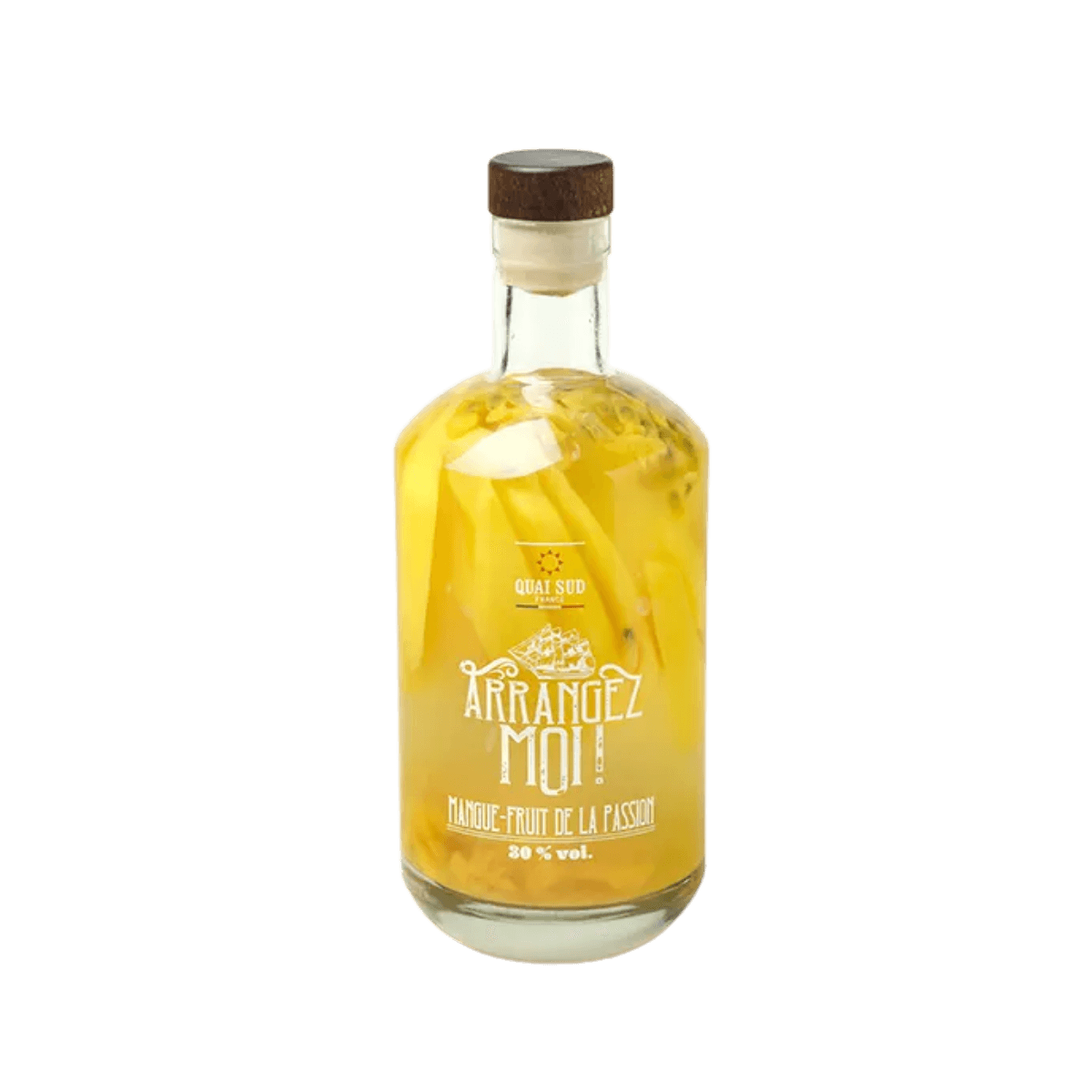 Rhum arrangé BIO Mangue et Fruits de la Passion 70cl