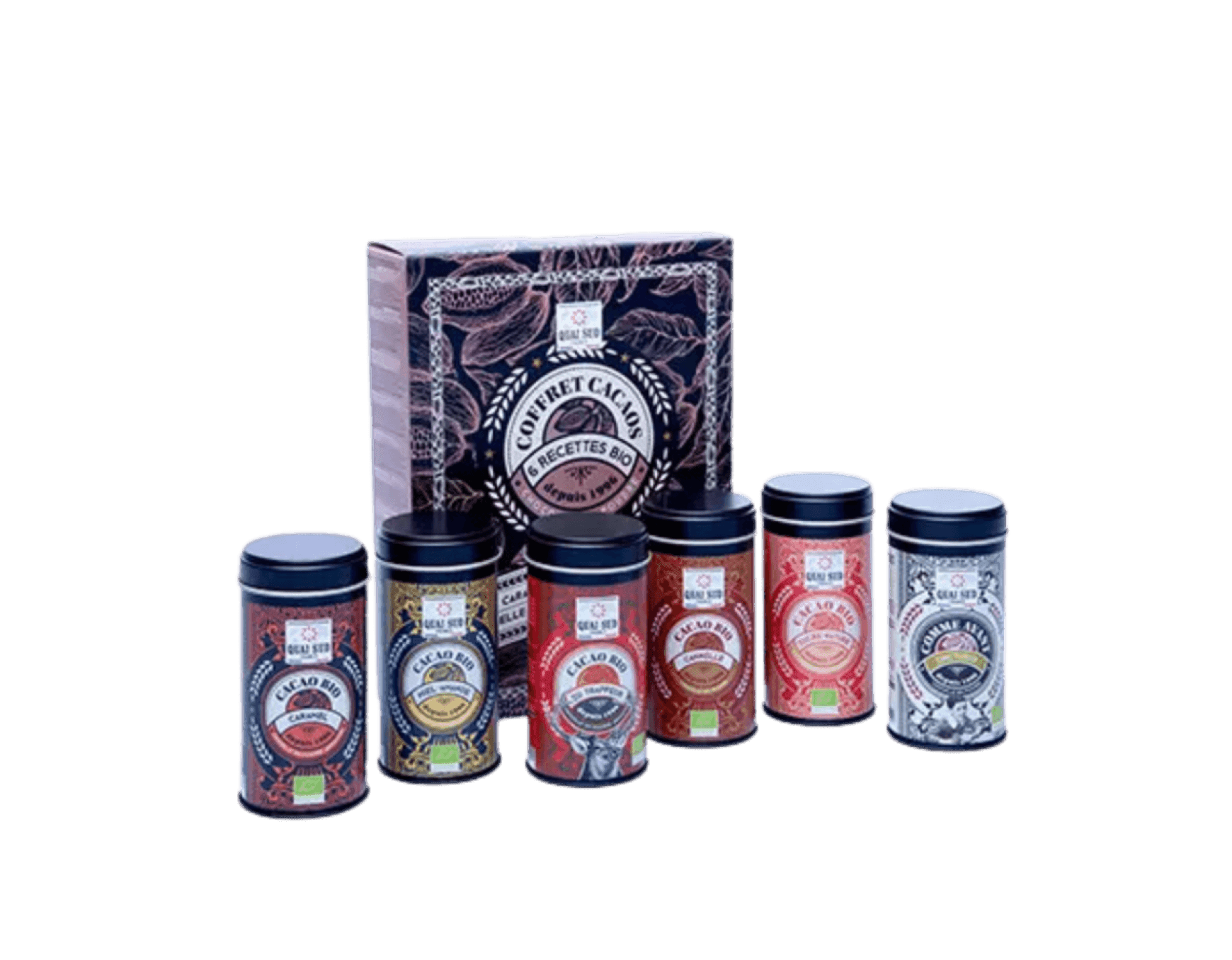 6 biologische cacaodoosjes