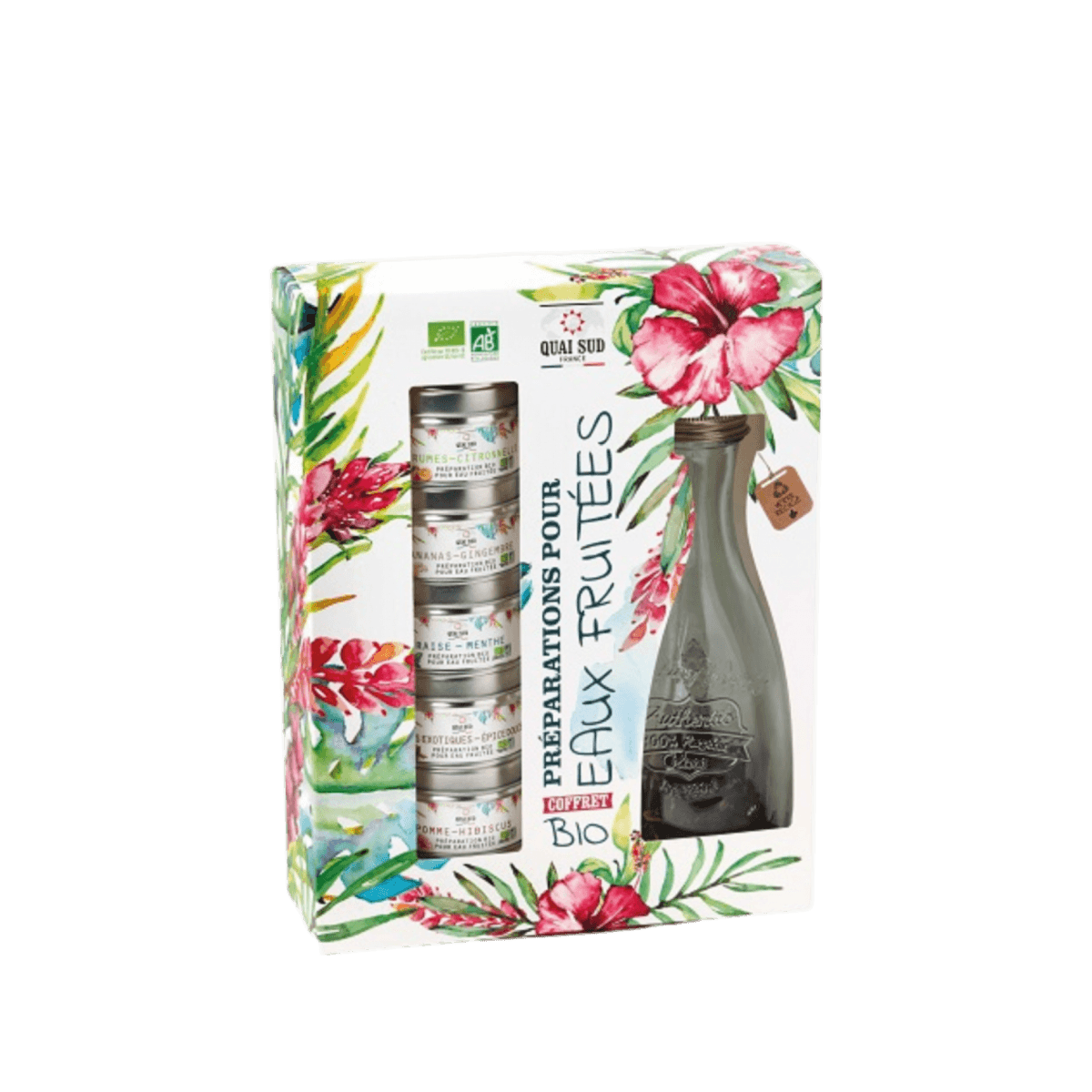 Coffret préparation pour eaux fruitées BIO