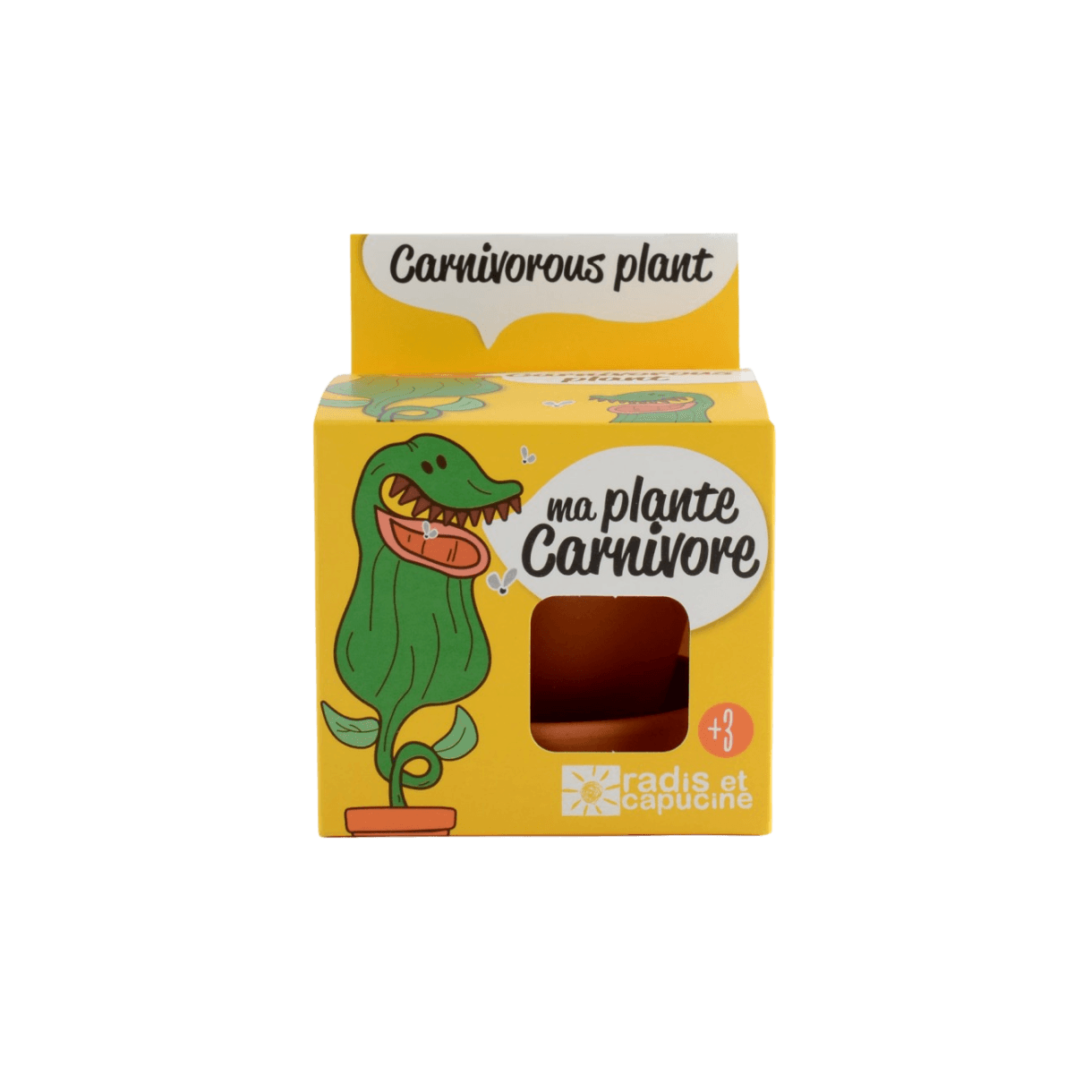 Graines de plantes carnivores en pot de culture