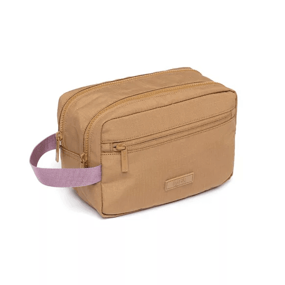 Toilettas Kei Double Washbag - Toffee Ripstop