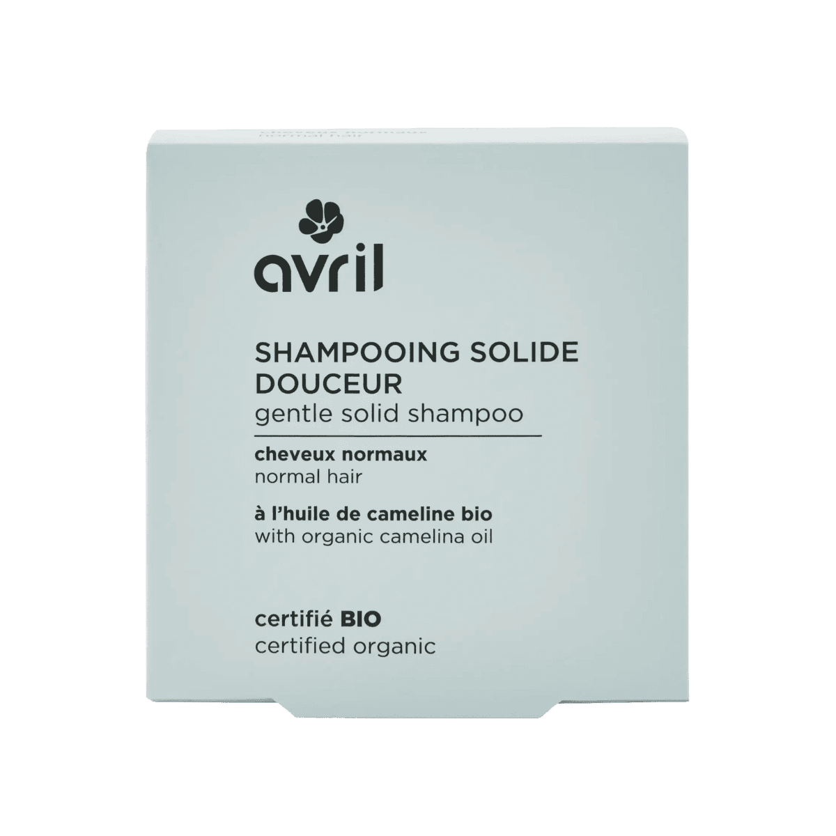 Shampoing solide saponifié à froid - Cheveux NORMAUX 60g - Certifié Bio