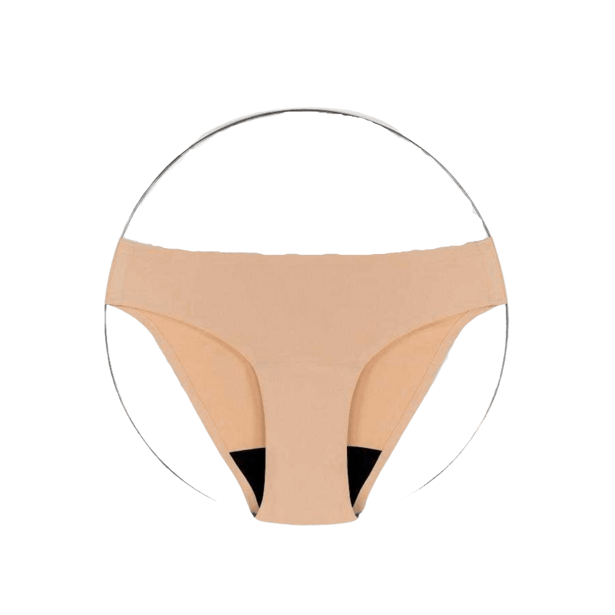 Menstruatie ondergoed Séléné gemiddelde flow - Beige