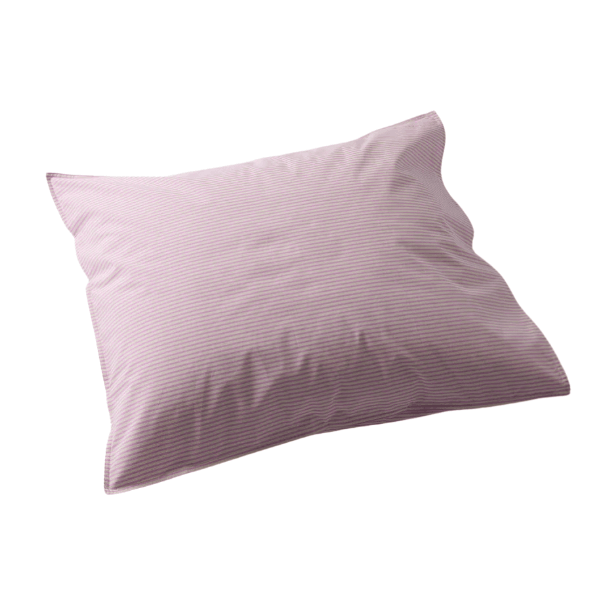 Kussensloop 60x70 Stripe Percale 100% Coton - Pink Ecru